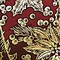 The Ribbon People Wine Red and Gold Poinsettia Wired Craft Ribbon 2" x 40 Yards